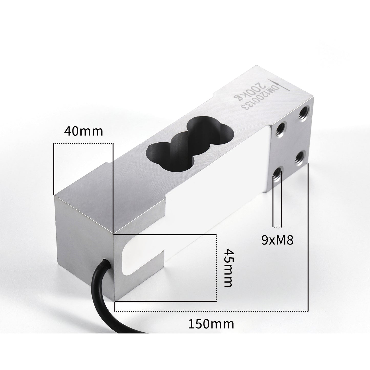 A6L2 - Beam Type Load Cell Scale Sensor Range 100-350KG -150mm*40mm*35mm