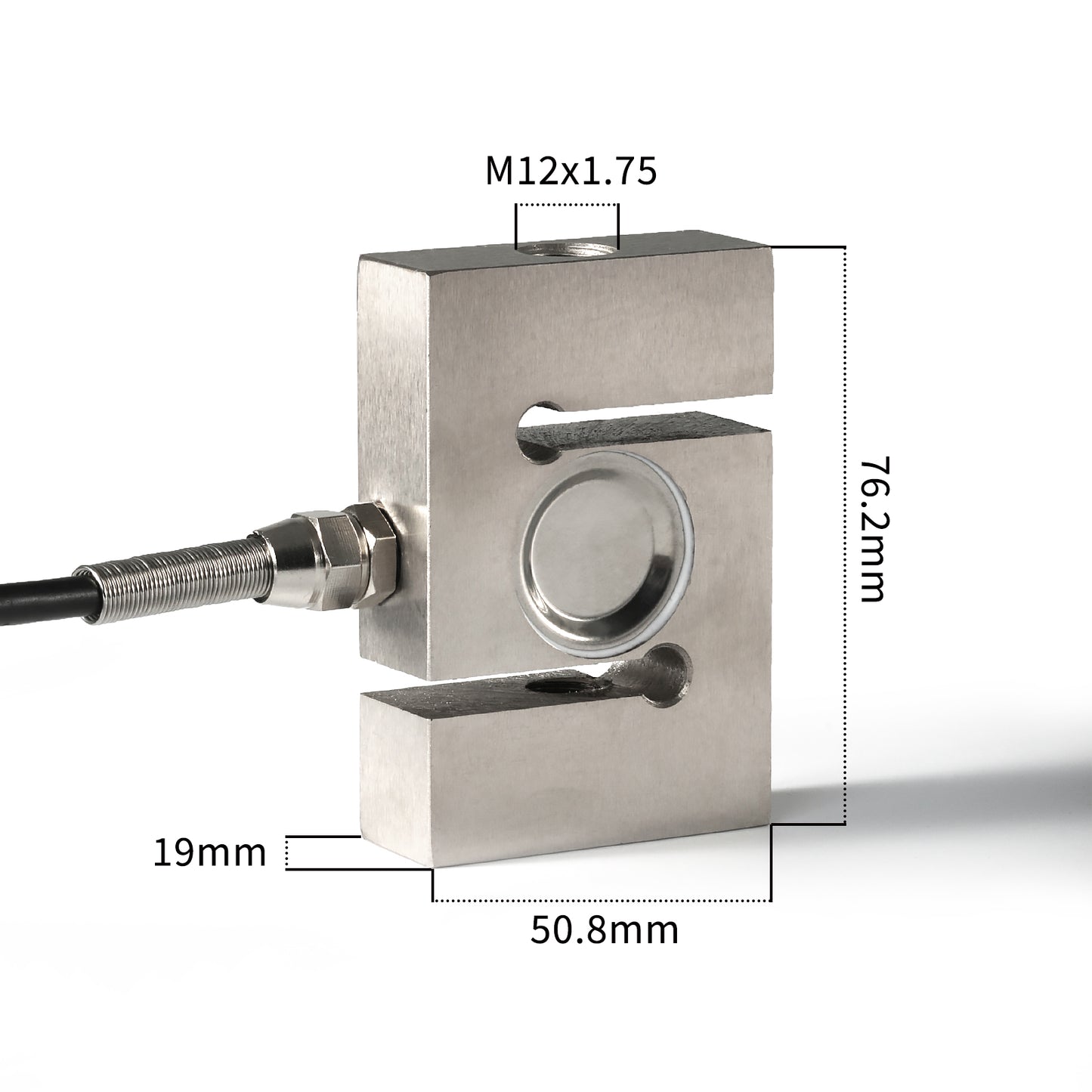 S Type Load Cell Sensor,Test Tension and Compression Range200-2000kg - A8S1