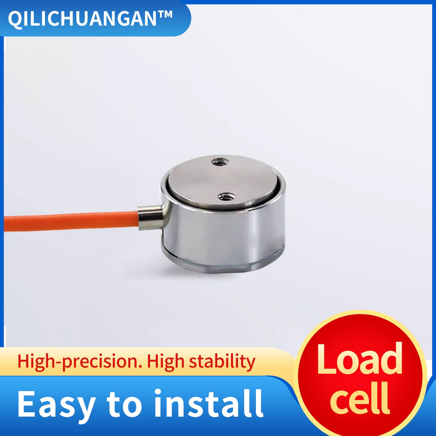 Sensor de celdas de carga tipo fuelle mini, rango de medición de 5 kg a 10 kg, Φ15 mm x 9 mm - A4M11