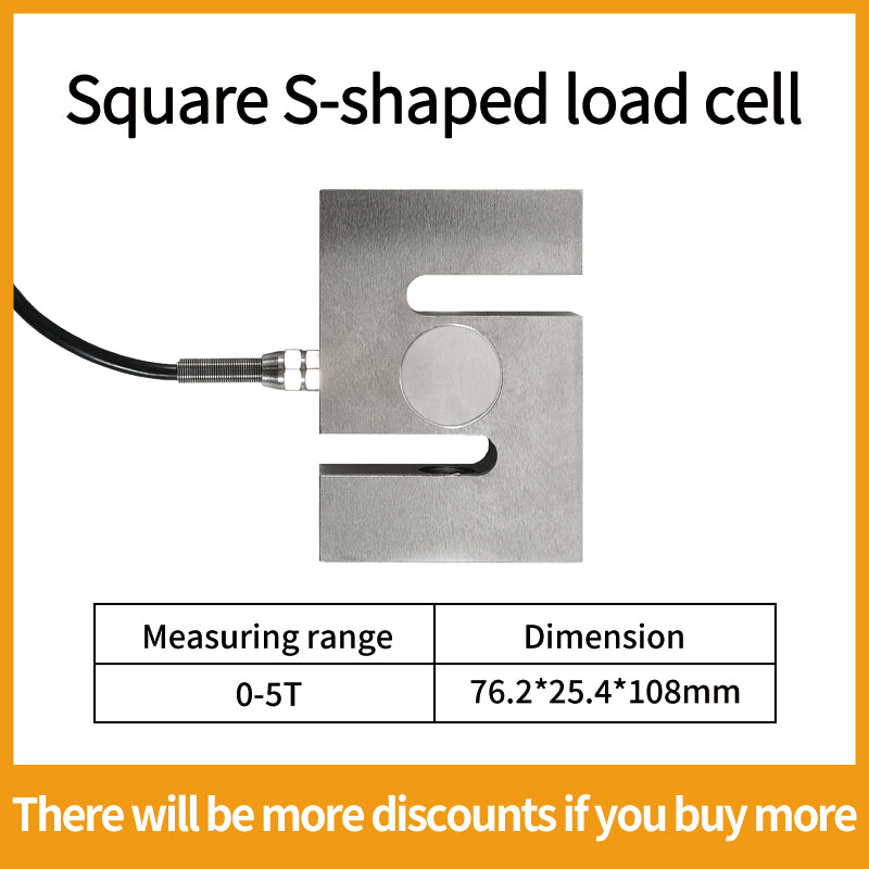 S Type strain gauge compression load cell
