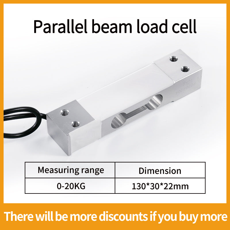 Beam Type Load Cell Scale Sensor Range 6-80KG 130mm*30mm*22mm - A6L1