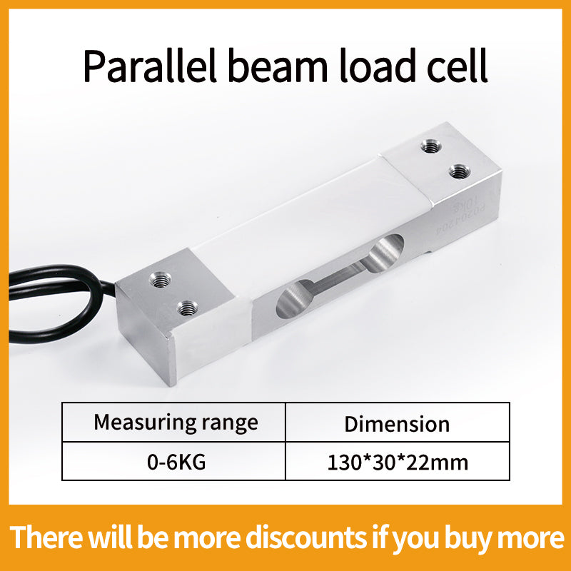 Beam Type Load Cell Scale Sensor Range 6-80KG 130mm*30mm*22mm - A6L1