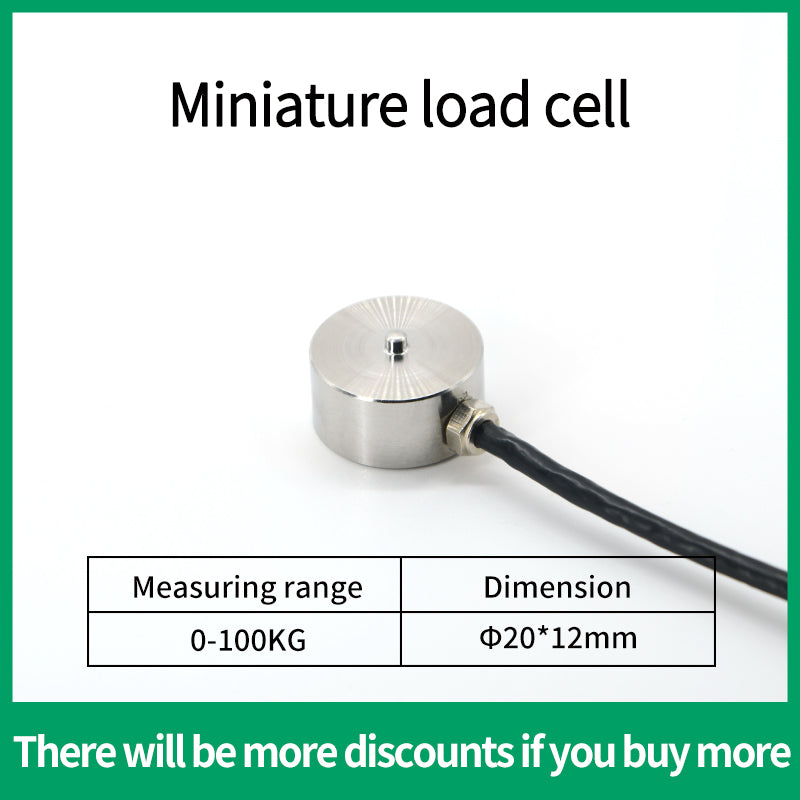 Mini Load Cell Sensor Range 5kg-500kg Φ20mm*12mm - A7M4