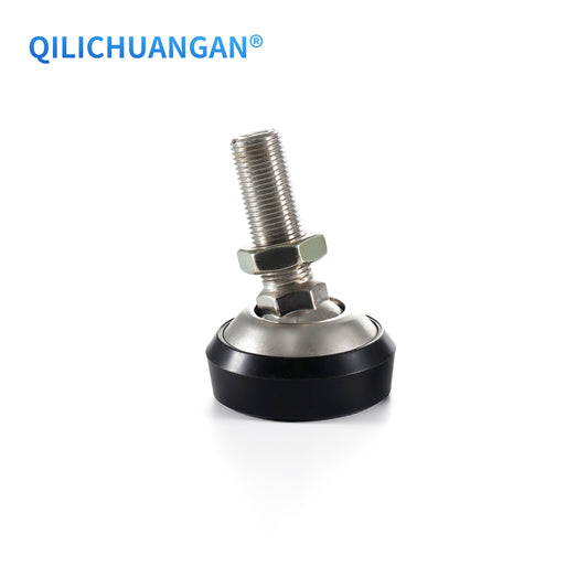 Cantilever beam load cell support feet