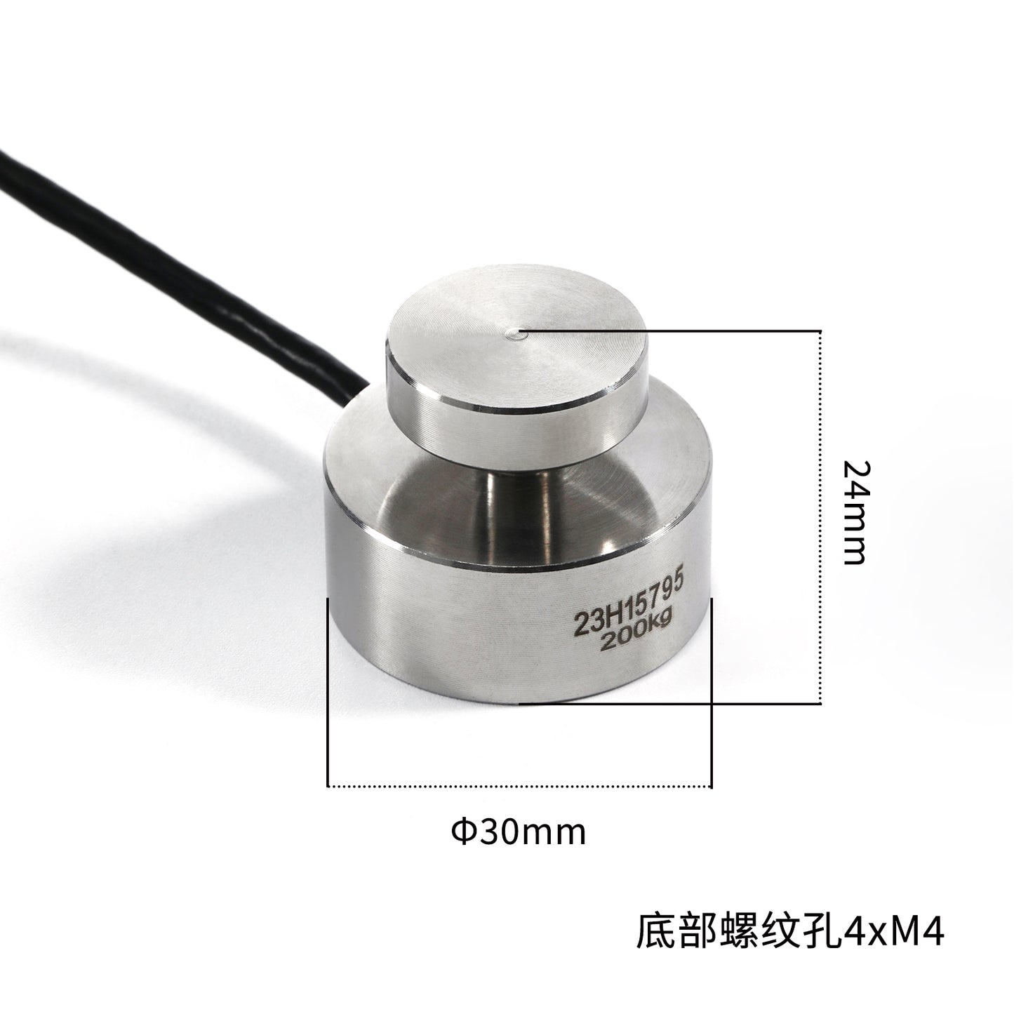 Micro Load Cell Bellows Type Range 100kg-1000kg Φ30mm*24mm - A1M10