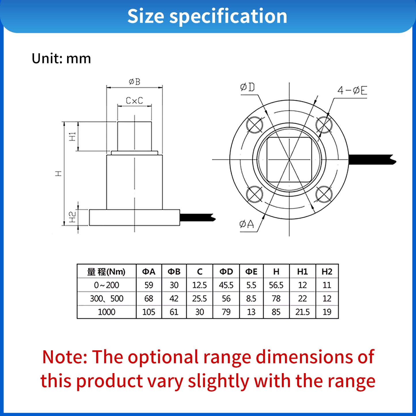 Torque sensor with touchscreen display, data export and curve visualization
