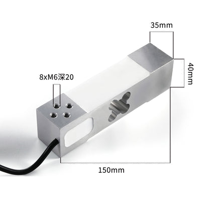 A6L2 - Beam Type Load Cell Scale Sensor Range 100-350KG -150mm*40mm*35mm
