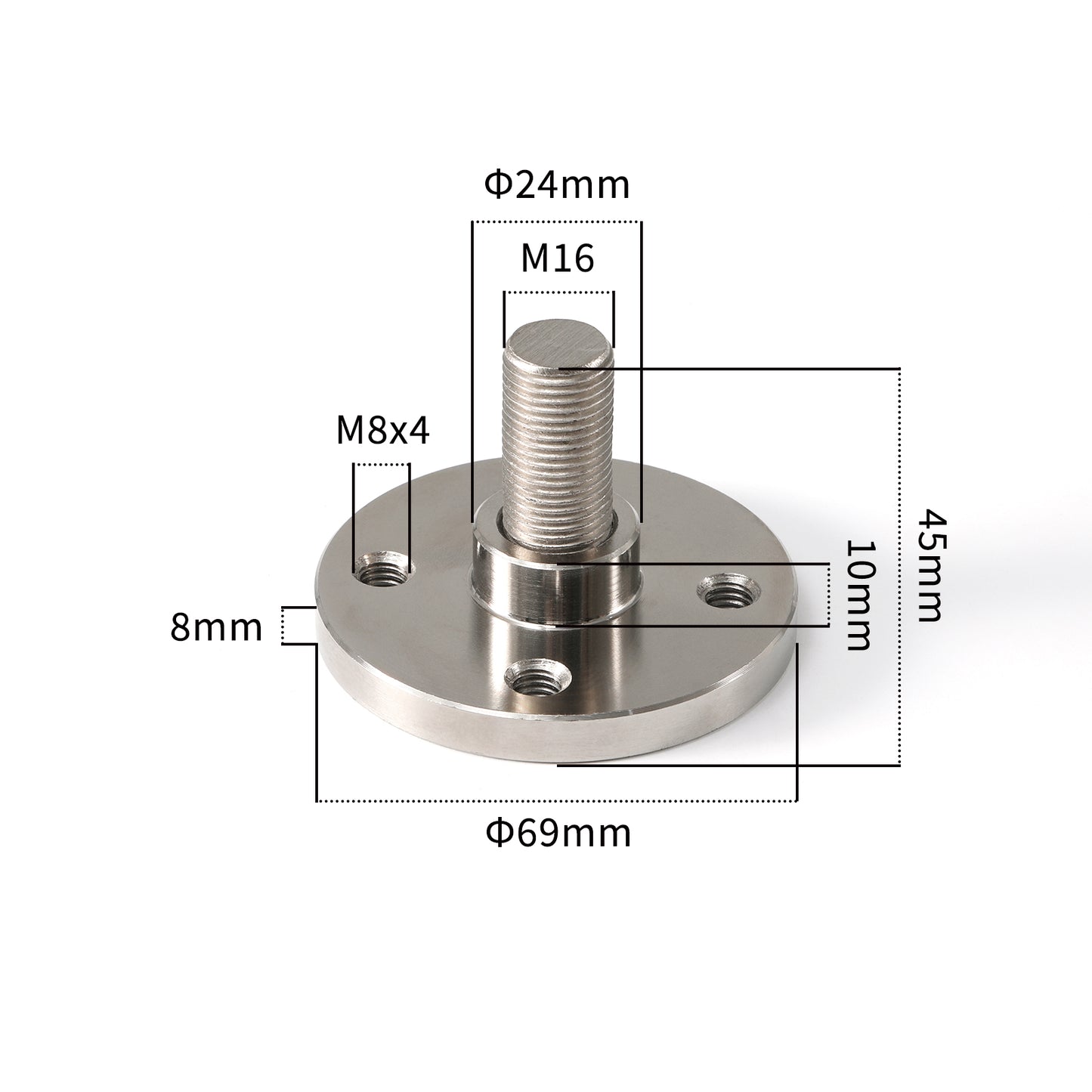 Spoke load cell sensor pressure head