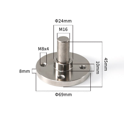 Spoke load cell sensor pressure head