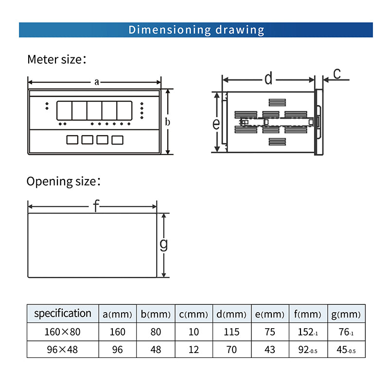 Load Cell Sensor Indicator Display AC100-240V - B1A1