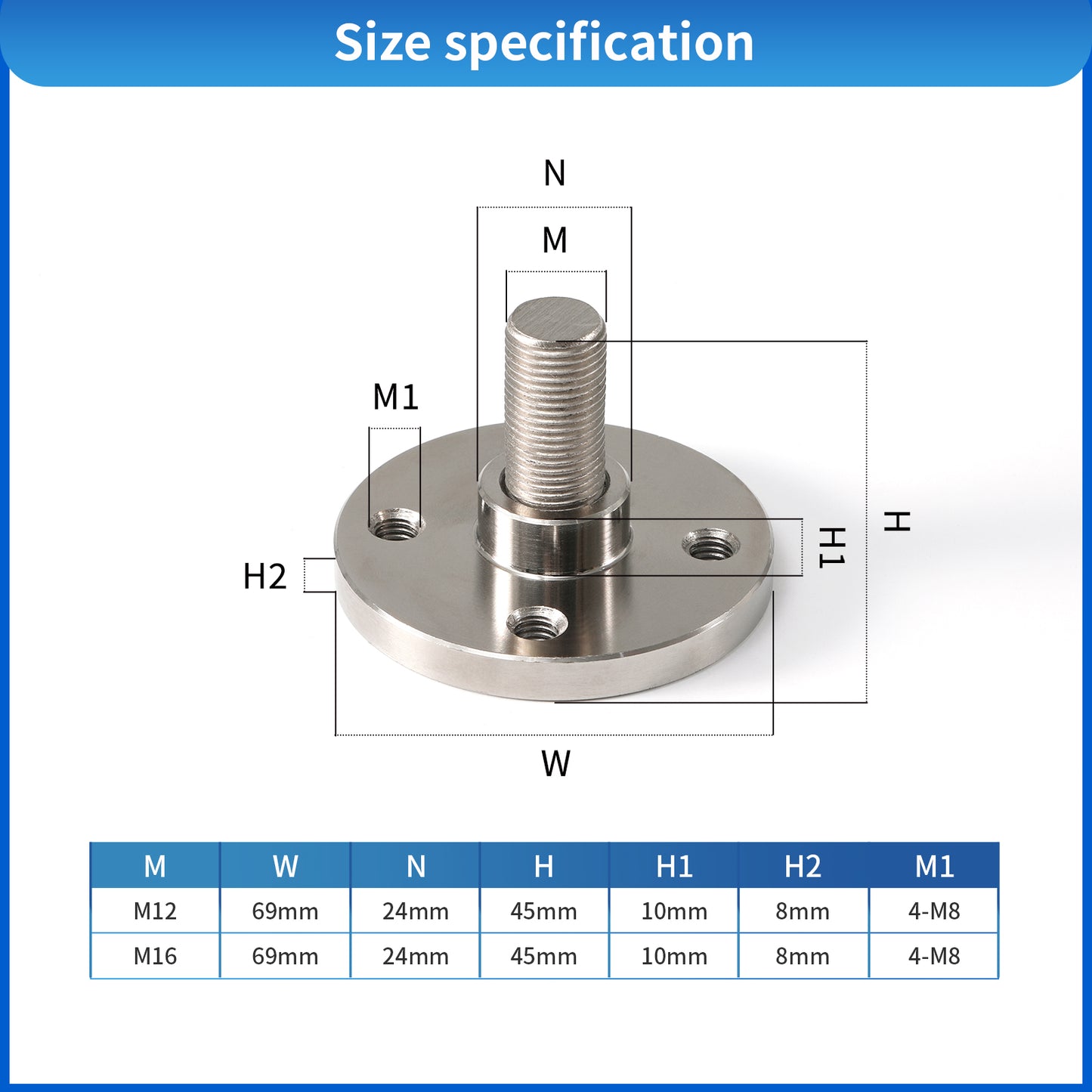 Spoke load cell sensor pressure head
