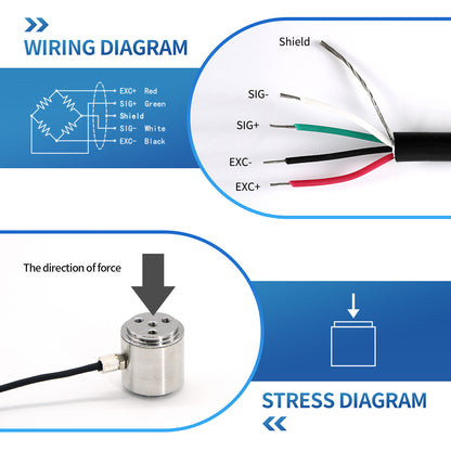 Minor Column Bellows Type Load Cell Sensor 22mm*20mm - A7M11