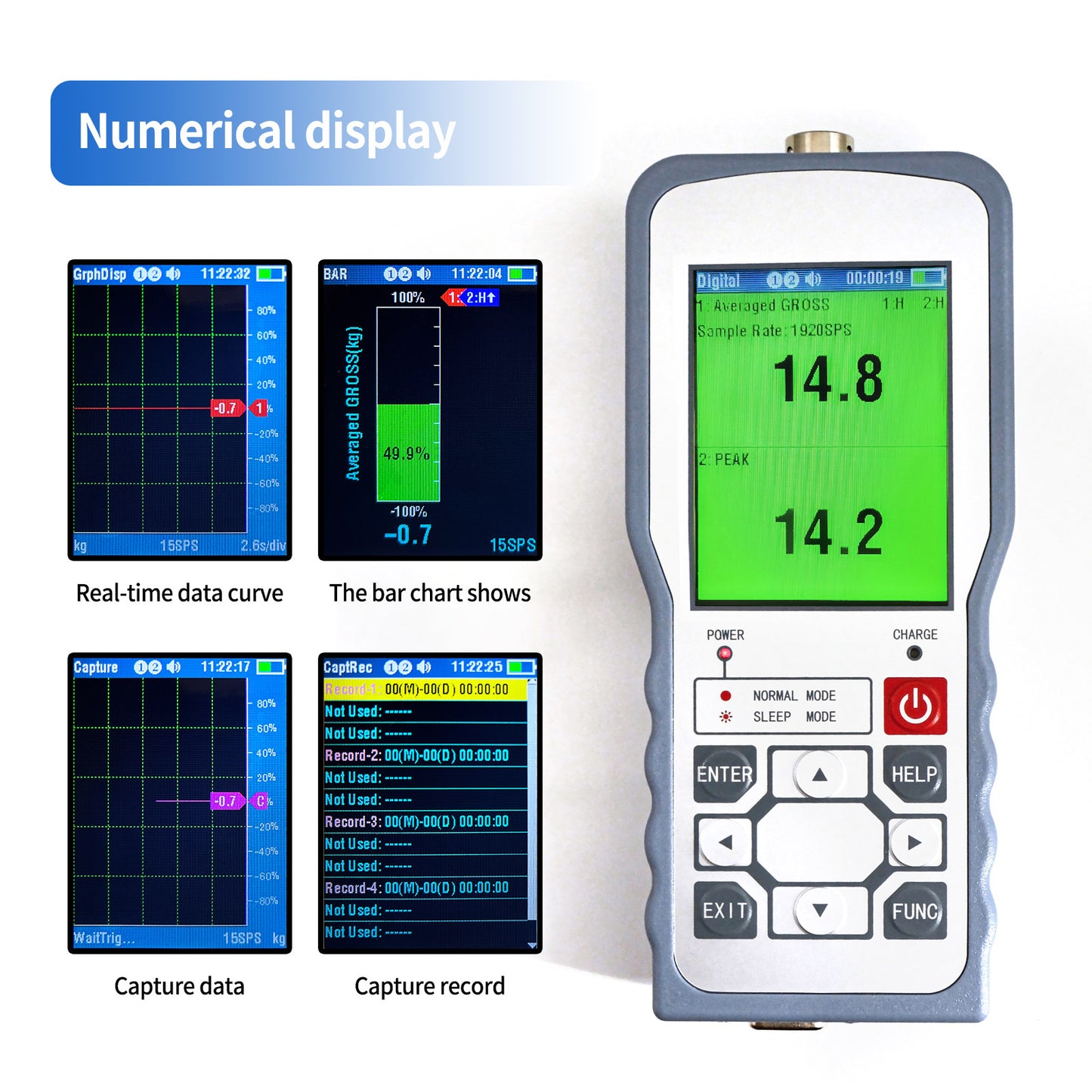 B1A4 - Handheld Multifunction Force Gauge