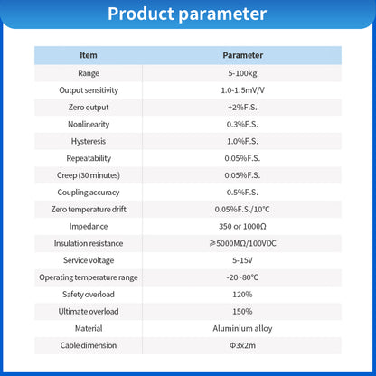 Chelley Multi-Axis Force Sensors: 3D Force Sensor for Robotic Arm Testing