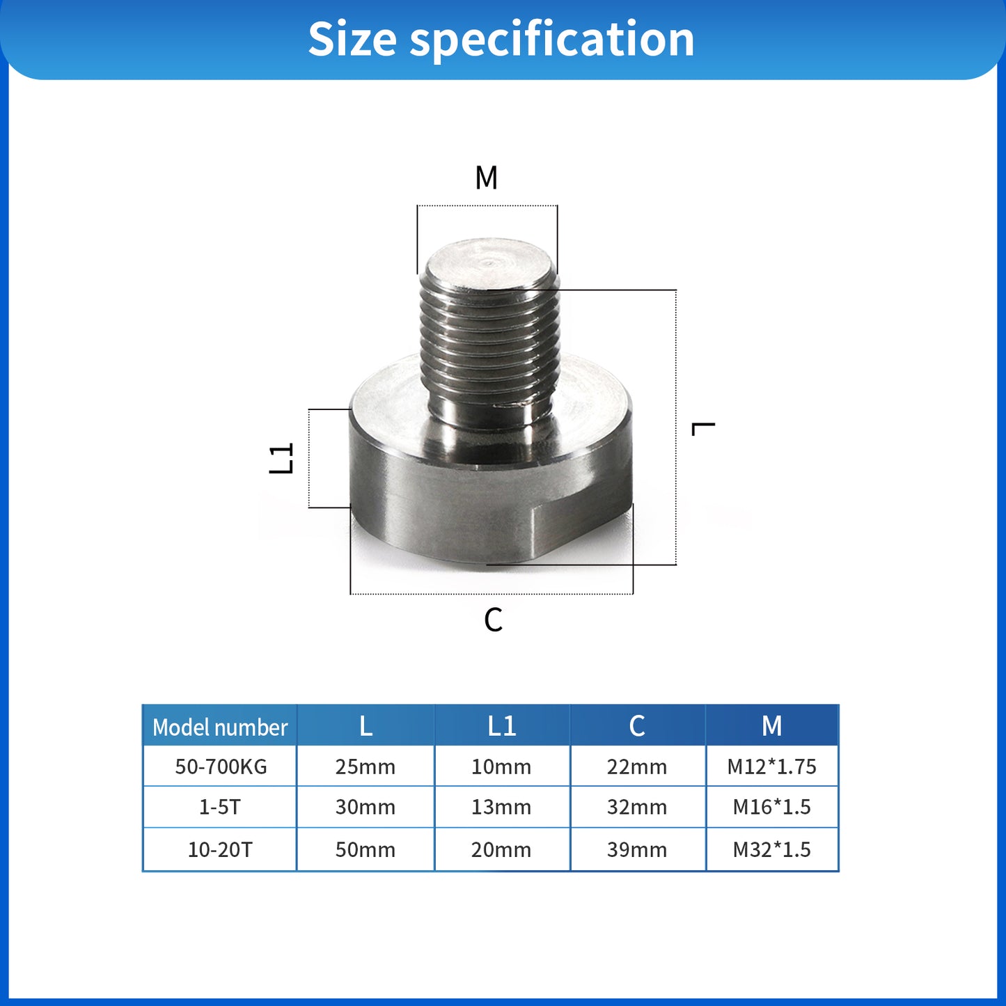 Spoke LOAD CELL sensor pressure head