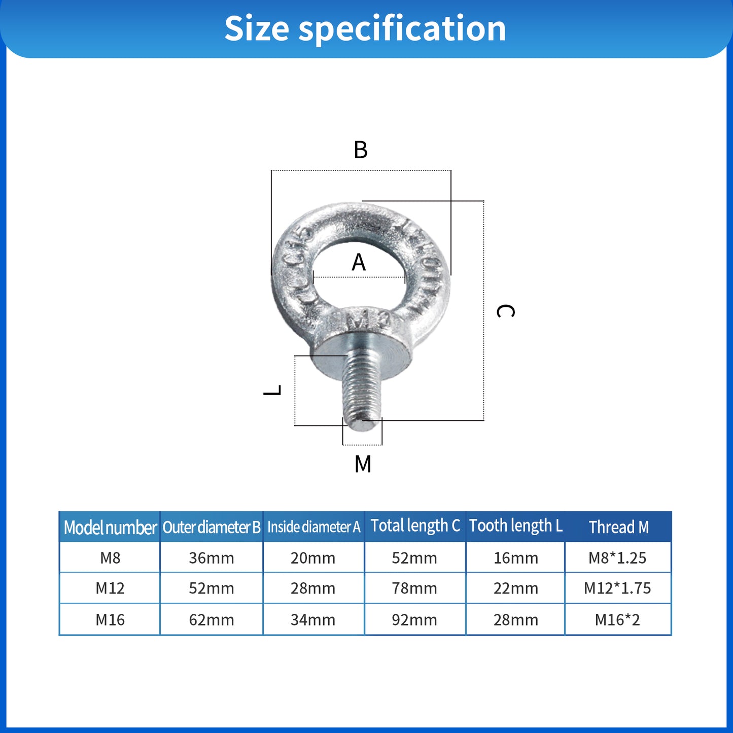 Lifting ring - load cell accessory