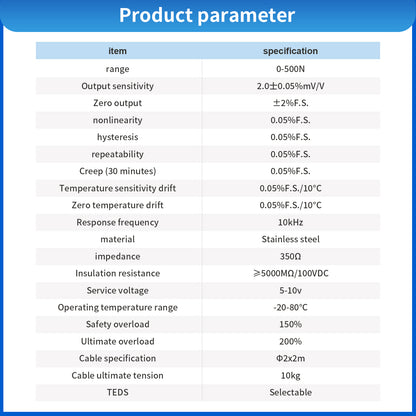 Mini Bellows Type Load Cells Sensor Range 5kg -10kg Φ15mm*9mm - A4M11