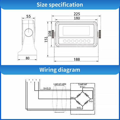E360 - Multi-Function Rechargeable Weighing Indicator