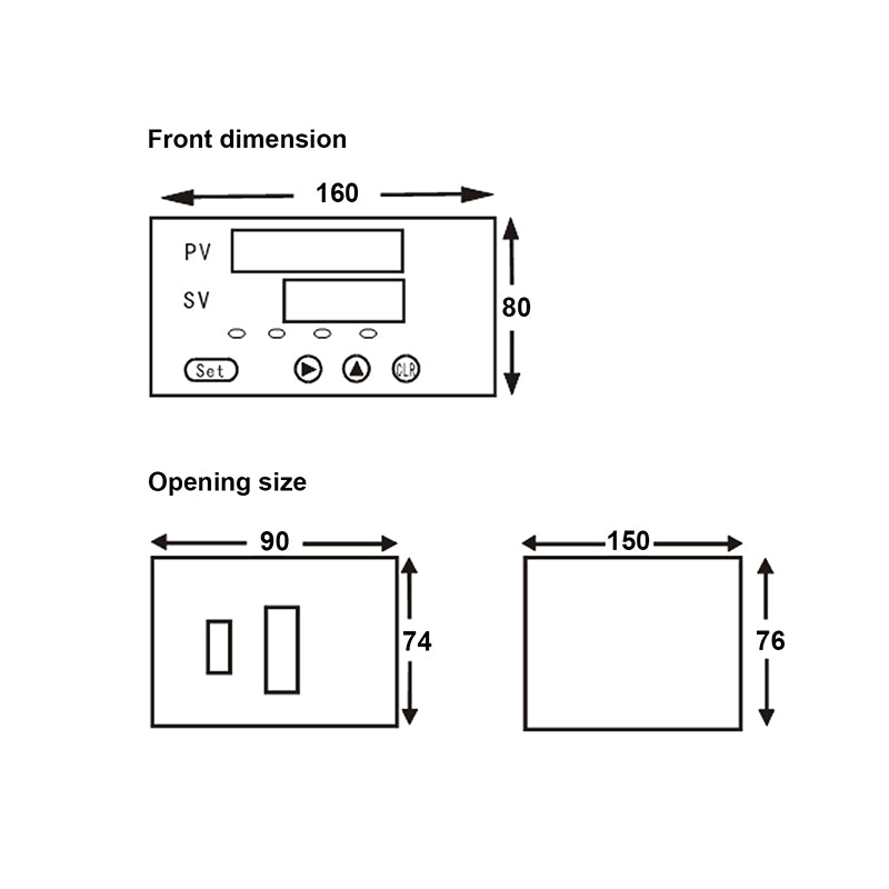 Load Cell Indicator Display Amplifier Transmitter AC 90-240V - B2A5