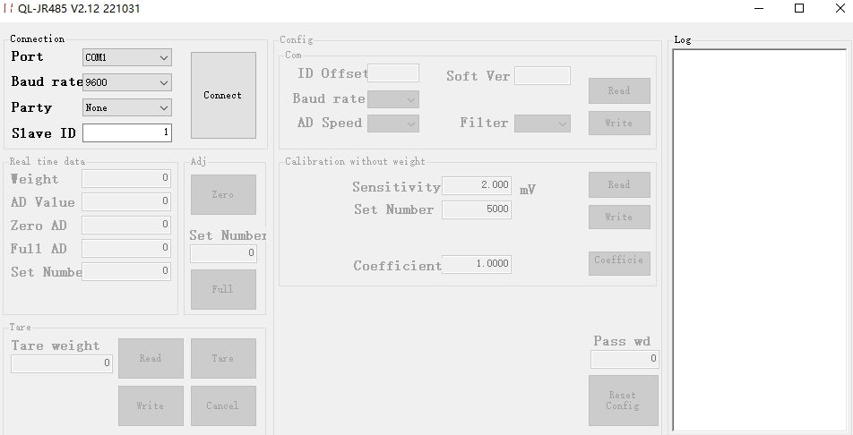 Load Cell Usb Transmitter Test Software