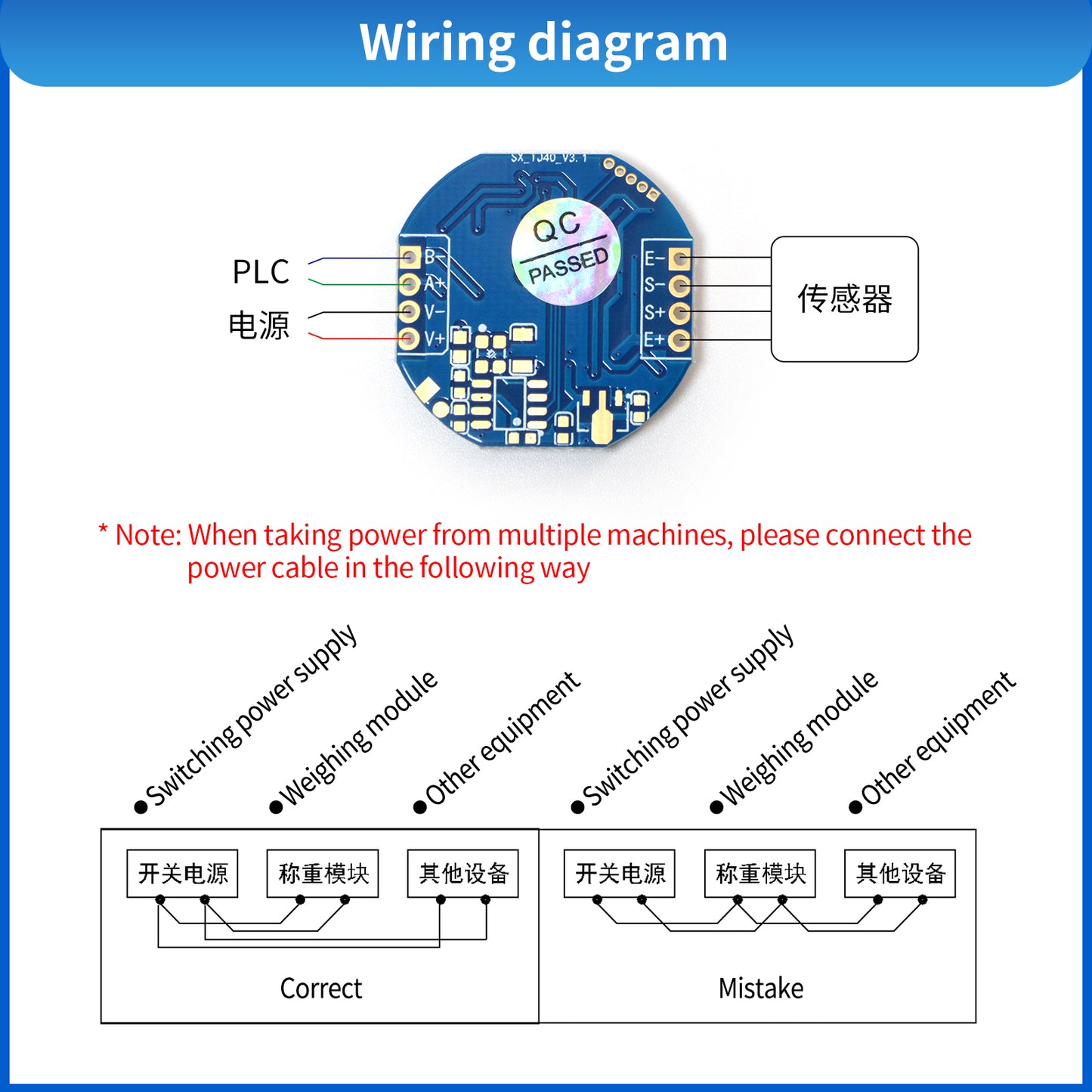 TJ4- Load cell sensor Built-in transmitter RS 485 Modbus output
