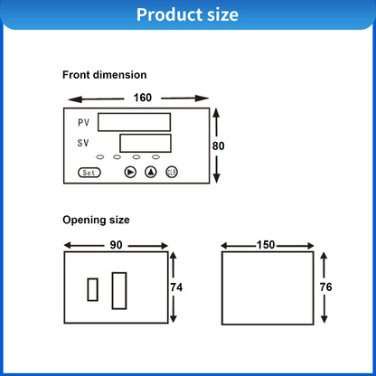 B2A5 - Load Cell Sensor Indicator Display with Peak Recording