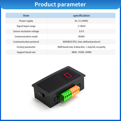 QLMT01 - 4-digit Mini Weighing Indicator Meter