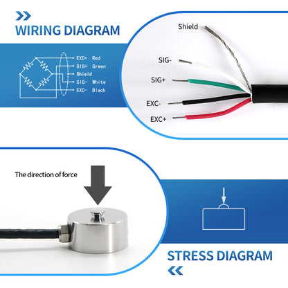 Mini Load Cell Sensor Range 5kg-500kg Φ20mm*12mm - A7M4