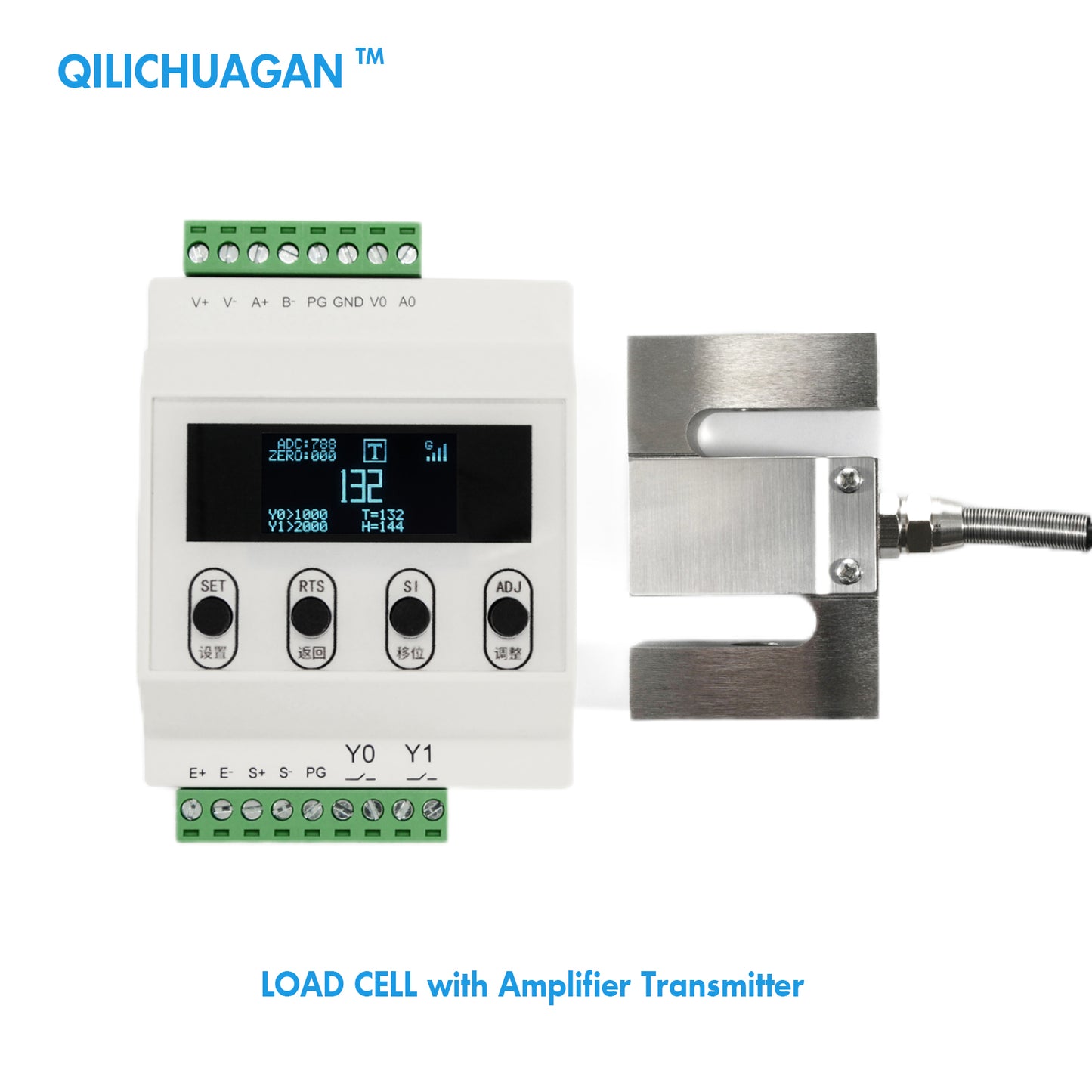 200kg Stype Load Cell +  Amplifier