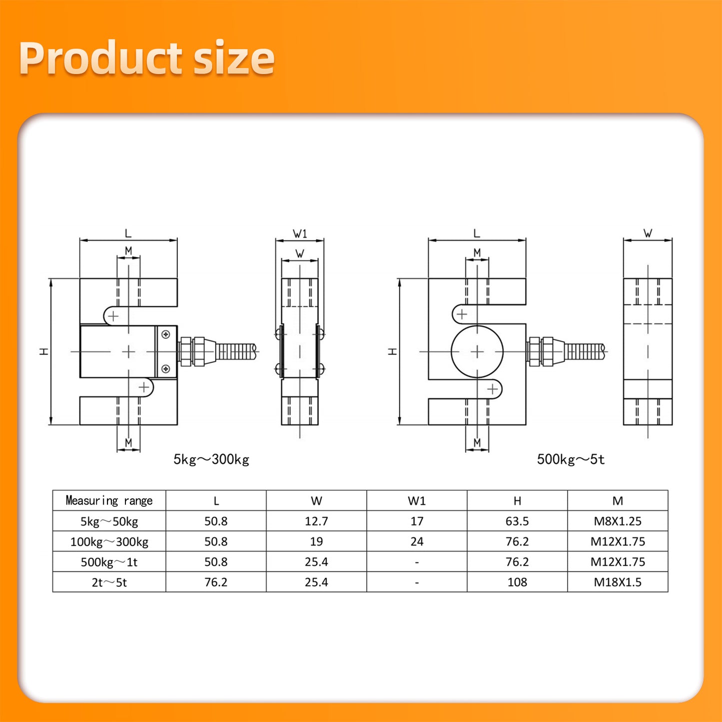 200kg Stype Load Cell +  Amplifier