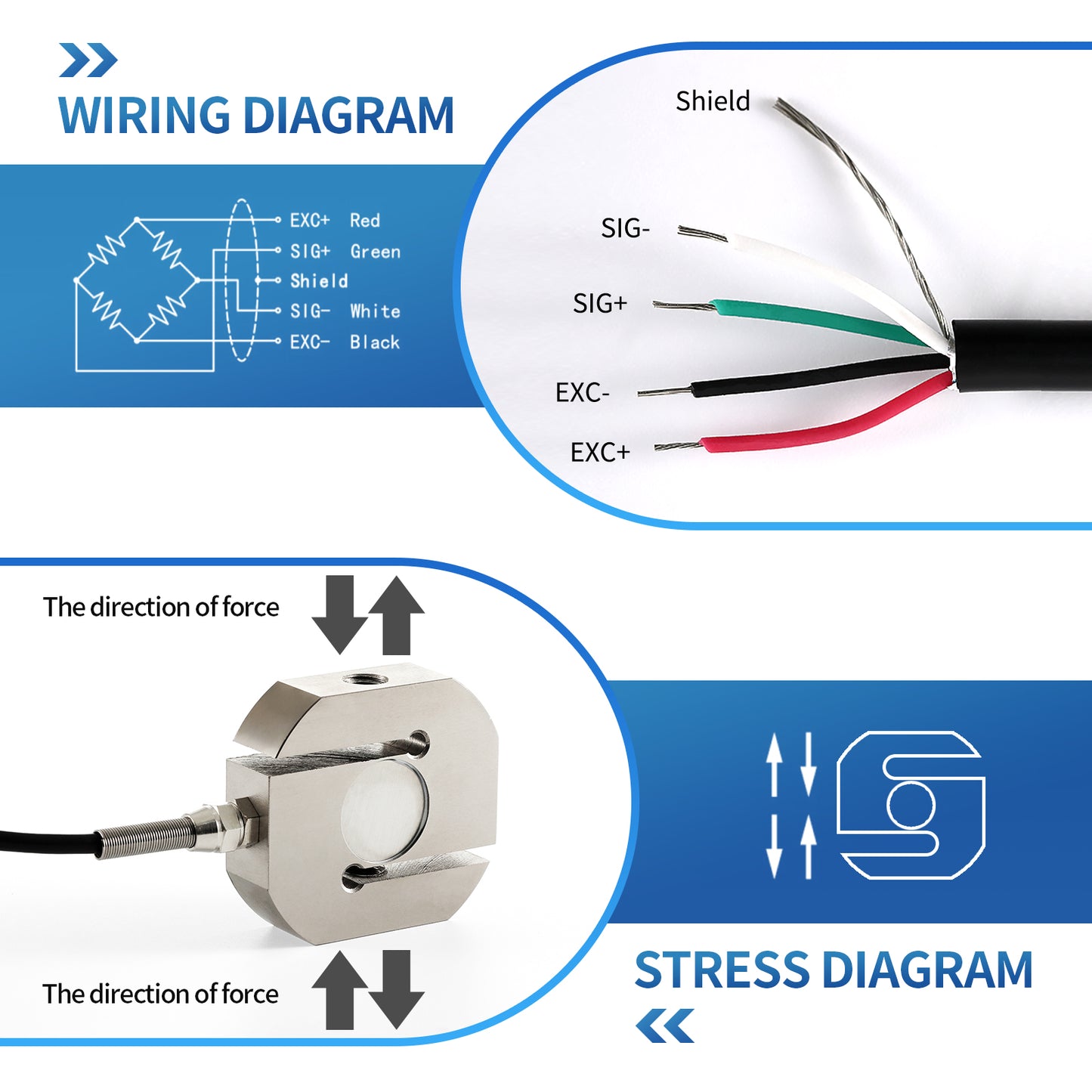 S-type Load Cell Sensor - A1S5