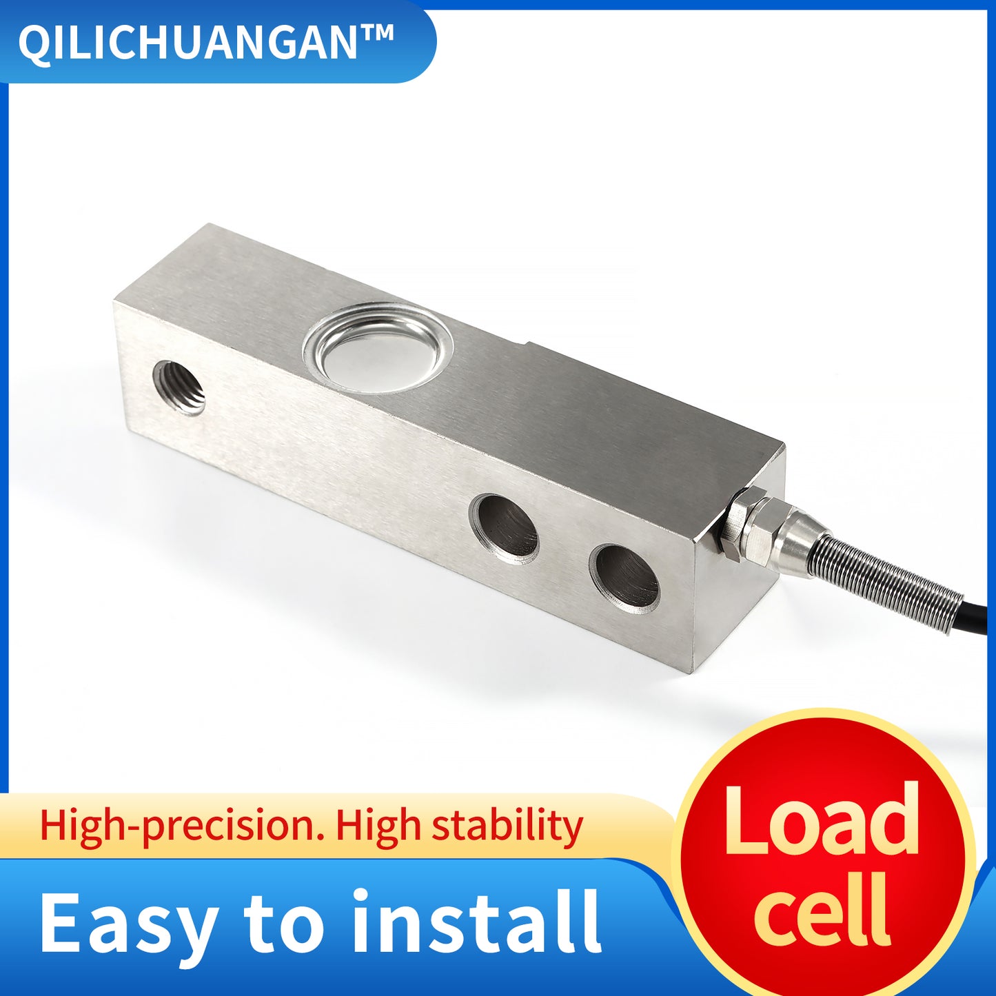 Beam Type Load Cell Sensor Range 3-5T 171mm*38.1mm -A3X1