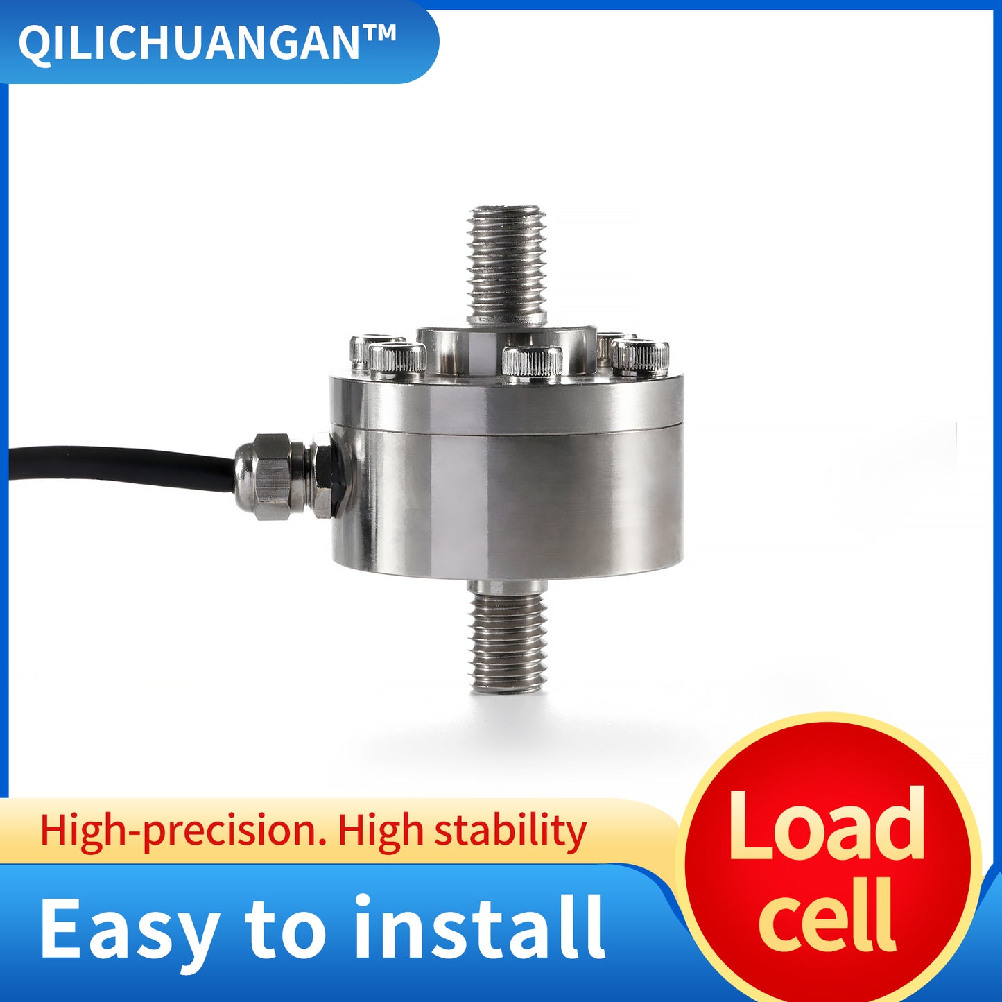 Bellows Type Load Cell Test Tension Compression Range 50KG -2T  71mm*Φ51mm - A4M5