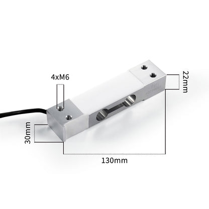 Beam Type Load Cell Scale Sensor Range 6-80KG 130mm*30mm*22mm - A6L1