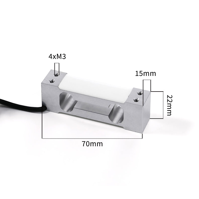 Sensor de báscula de celda de carga de plataforma Rango de 5 a 20 kg 70 mm x 22 mm x 15 mm - A6L4