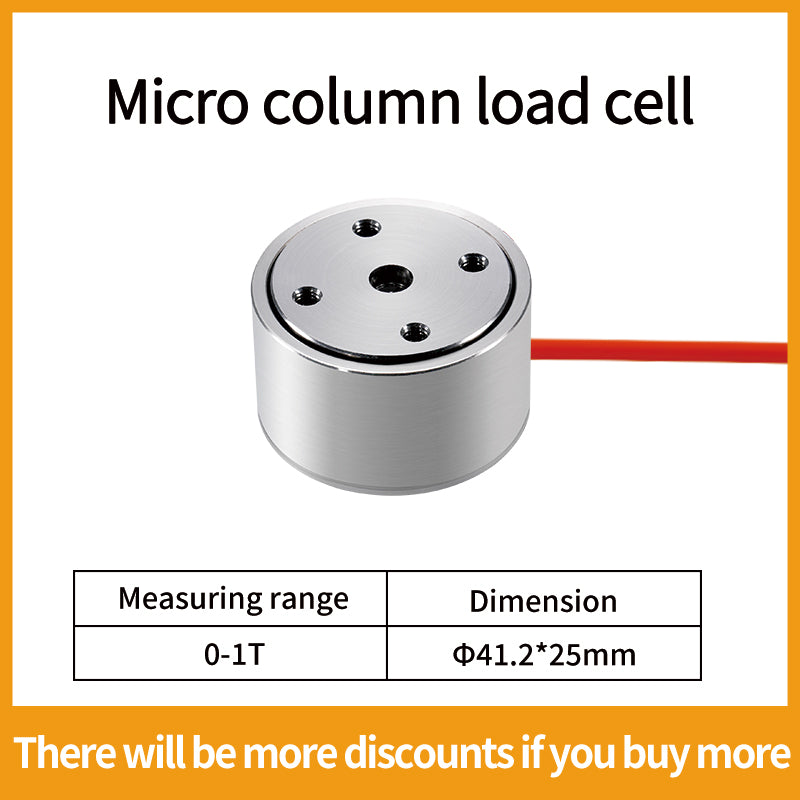 Bellow Type Load Cell Weigh Force Sensors Range 5kg-2T -Φ41.2mm*25mm - A4M6