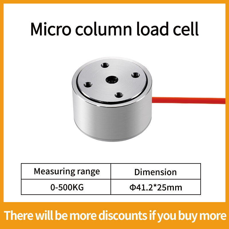 Bellow Type Load Cell Weigh Force Sensors Range 5kg-2T -Φ41.2mm*25mm - A4M6