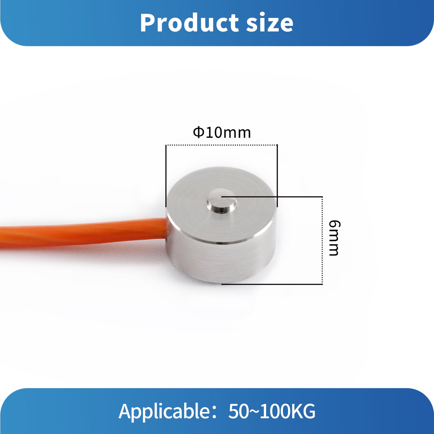 Mini Load Cell Sensor Range 5kg-50kg Φ10mm*6mm - A4M8