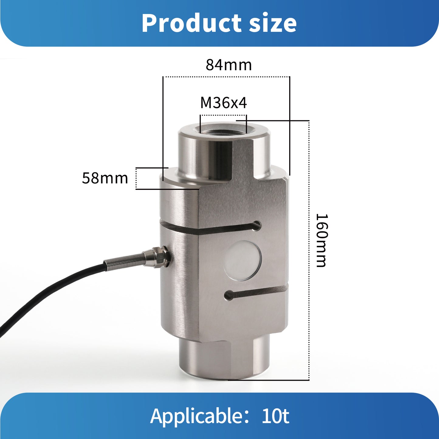 Column S Type Load Cell Sensors Range 10T-20T  - A1S2