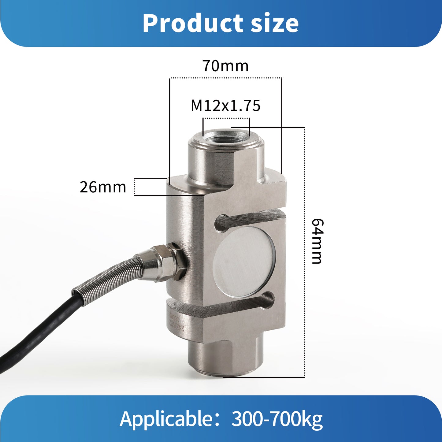 Column S Type Load Cell  Test Tension Compression - A1S2